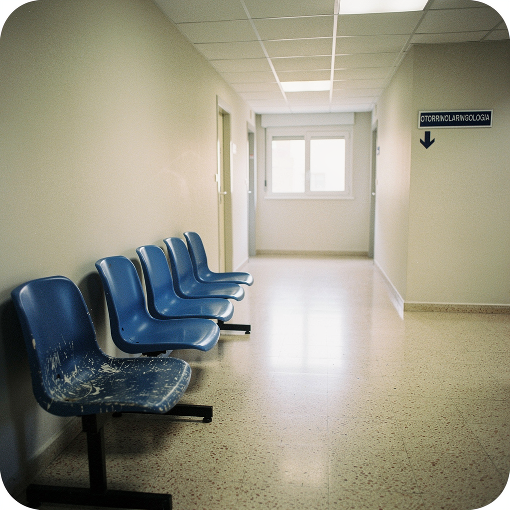 SALA DE ESPERA DEL OTORRINO VACÍA