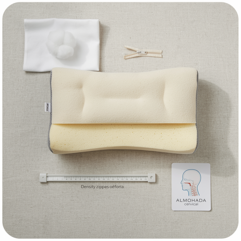 MATERIALES DE LA ALMOHADA FLATLAY NATURAL