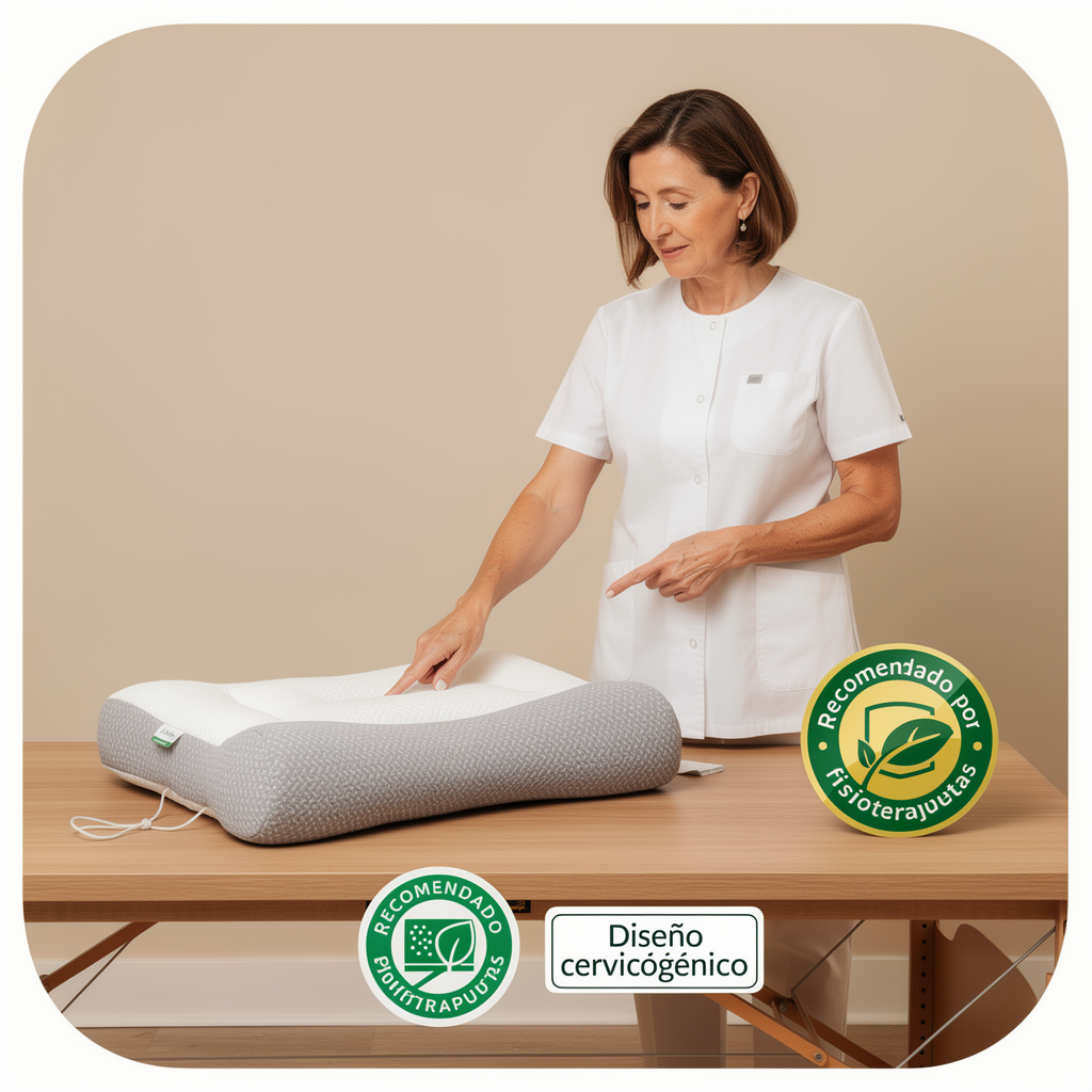 FISIOTERAPEUTA CERVICAL CON LA ALMOHADA + SELLOS