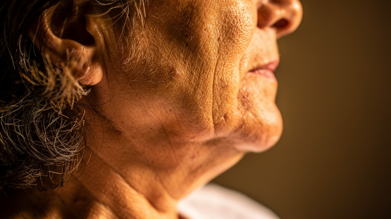 Cuello rigido con crujido al girar la cabeza