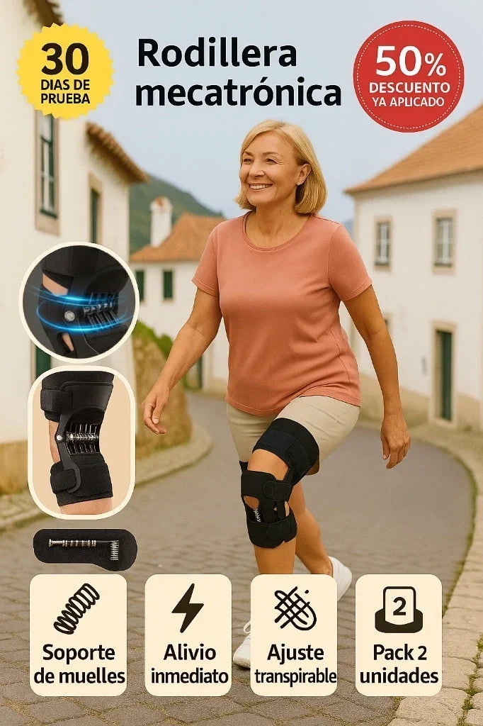 1 + 1 GRATIS | Ultimate Knees™ – Sube escaleras y camina con la rodilla descargada desde el primer paso, o te devolvemos el dinero (30 días de prueba) *Talla universal y lavables