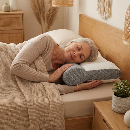 1+1 GRATIS | CONFORTSLEEP™ - La primera almohada ergonómica con viscoelástico que ELIMINA el dolor de cuello en 2 noches. (funda GRATIS + 30 días de garantía)-ENVÍO GRATIS