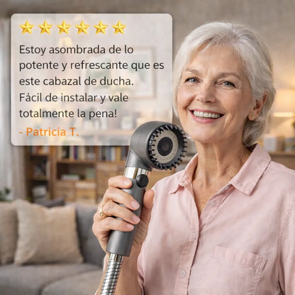 2 x HYDROLUXE ORIGINAL™ - La única ducha que elimina la piel seca y la caida del cabello al 100% gracias a su filtro de 14 capas  (Incluye dos filtros GRATIS) l.e