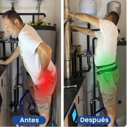 FlexiBack™ – El único cinturón con doble soporte, cómodo y discreto que te permite volver a disfrutar de horas de pie sin dolor lumbar (Hoy GRATIS Almohada Ortopédica valorada en 29 euros).