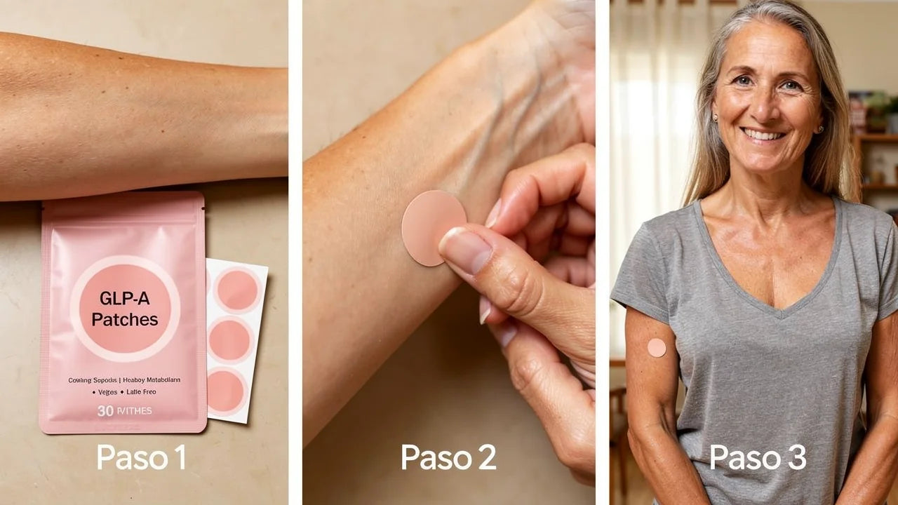 Paso a paso de como aplicar el parche VITA en tres pasos