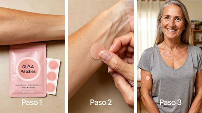 Paso a paso de como aplicar el parche VITA en tres pasos